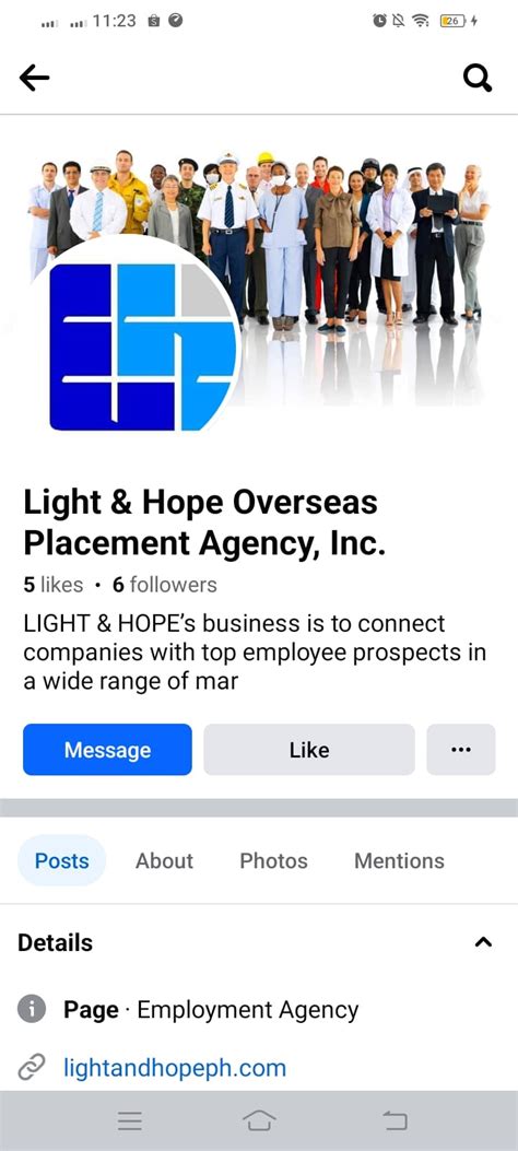 light & hope overseas placement agency, inc. photos|light app.